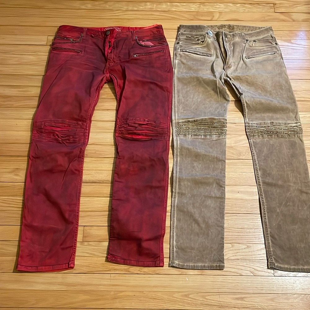 Robin Jeans wit rhinestone